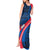 Faroe Islands Tank Maxi Dress with Viking Warrior and Longship Design - Wonder Print Shop