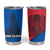 Faroe Islands Tumbler Cup with Viking Warrior and Longship Design - Wonder Print Shop