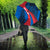 Faroe Islands Umbrella with Viking Warrior and Longship Design - Wonder Print Shop