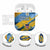 United States Virgin Islands AirPods Case with Blue Yellow Eagle Design and Government Seal - Wonder Print Shop
