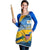 United States Virgin Islands Apron with Blue Yellow Eagle Design and Government Seal - Wonder Print Shop