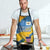 United States Virgin Islands Apron with Blue Yellow Eagle Design and Government Seal - Wonder Print Shop