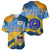 United States Virgin Islands Baseball Jersey with Blue Yellow Eagle Design and Government Seal - Wonder Print Shop