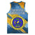 United States Virgin Islands Basketball Jersey with Blue Yellow Eagle Design and Government Seal - Wonder Print Shop