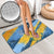United States Virgin Islands Bathroom Set with Blue Yellow Eagle Design and Government Seal - Wonder Print Shop