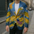 United States Virgin Islands Blazer with Blue Yellow Eagle Design and Government Seal - Wonder Print Shop