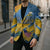 United States Virgin Islands Blazer with Blue Yellow Eagle Design and Government Seal - Wonder Print Shop