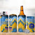 United States Virgin Islands 4 in 1 Can Cooler Tumbler with Blue Yellow Eagle Design and Government Seal - Wonder Print Shop