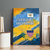 United States Virgin Islands Canvas Wall Art with Blue Yellow Eagle Design and Government Seal - Wonder Print Shop