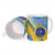 United States Virgin Islands Ceramic Mug with Blue Yellow Eagle Design and Government Seal - Wonder Print Shop