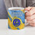 United States Virgin Islands Ceramic Mug with Blue Yellow Eagle Design and Government Seal - Wonder Print Shop