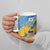 United States Virgin Islands Ceramic Mug with Blue Yellow Eagle Design and Government Seal - Wonder Print Shop