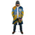United States Virgin Islands Cloak with Blue Yellow Eagle Design and Government Seal - Wonder Print Shop