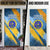 United States Virgin Islands Door Cover with Blue Yellow Eagle Design and Government Seal - Wonder Print Shop
