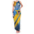 United States Virgin Islands Family Matching Tank Maxi Dress and Hawaiian Shirt with Blue Yellow Eagle Design and Government Seal - Wonder Print Shop