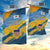 United States Virgin Islands Garden Flag with Blue Yellow Eagle Design and Government Seal - Wonder Print Shop
