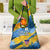 United States Virgin Islands Grocery Bag with Blue Yellow Eagle Design and Government Seal - Wonder Print Shop