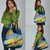 United States Virgin Islands Grocery Bag with Blue Yellow Eagle Design and Government Seal - Wonder Print Shop