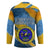 United States Virgin Islands Hockey Jersey with Blue Yellow Eagle Design and Government Seal - Wonder Print Shop