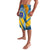 United States Virgin Islands Lavalava with Blue Yellow Eagle Design and Government Seal - Wonder Print Shop
