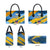 United States Virgin Islands Leather Bag with Blue Yellow Eagle Design and Government Seal - Wonder Print Shop