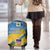 United States Virgin Islands Luggage Cover with Blue Yellow Eagle Design and Government Seal - Wonder Print Shop