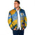 United States Virgin Islands Padded Jacket with Blue Yellow Eagle Design and Government Seal - Wonder Print Shop