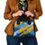 United States Virgin Islands Shoulder Handbag with Blue Yellow Eagle Design and Government Seal - Wonder Print Shop