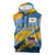 United States Virgin Islands Sleeveless Hoodie with Blue Yellow Eagle Design and Government Seal - Wonder Print Shop