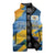 United States Virgin Islands Sleeveless Puffer Jacket with Blue Yellow Eagle Design and Government Seal - Wonder Print Shop