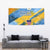United States Virgin Islands Tapestry with Blue Yellow Eagle Design and Government Seal - Wonder Print Shop