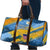United States Virgin Islands Travel Bag with Blue Yellow Eagle Design and Government Seal - Wonder Print Shop