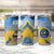 United States Virgin Islands Tumbler Cup with Blue Yellow Eagle Design and Government Seal - Wonder Print Shop