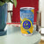 United States Virgin Islands Tumbler Cup with Blue Yellow Eagle Design and Government Seal - Wonder Print Shop