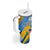 United States Virgin Islands Tumbler With Handle with Blue Yellow Eagle Design and Government Seal - Wonder Print Shop