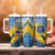 United States Virgin Islands Tumbler With Handle with Blue Yellow Eagle Design and Government Seal - Wonder Print Shop