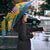 United States Virgin Islands Umbrella with Blue Yellow Eagle Design and Government Seal - Wonder Print Shop