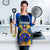 United States Virgin Islands Apron with Blue Yellow Government Seal Design and Bald Eagle - Wonder Print Shop