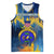 United States Virgin Islands Basketball Jersey with Blue Yellow Government Seal Design and Bald Eagle - Wonder Print Shop