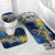 United States Virgin Islands Bathroom Set with Blue Yellow Government Seal Design and Bald Eagle - Wonder Print Shop