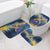 United States Virgin Islands Bathroom Set with Blue Yellow Government Seal Design and Bald Eagle - Wonder Print Shop