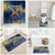 United States Virgin Islands Bathroom Set with Blue Yellow Government Seal Design and Bald Eagle - Wonder Print Shop