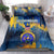 United States Virgin Islands Bedding Set with Blue Yellow Government Seal Design and Bald Eagle - Wonder Print Shop