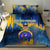 United States Virgin Islands Bedding Set with Blue Yellow Government Seal Design and Bald Eagle - Wonder Print Shop