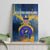 United States Virgin Islands Canvas Wall Art with Blue Yellow Government Seal Design and Bald Eagle - Wonder Print Shop