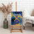 United States Virgin Islands Canvas Wall Art with Blue Yellow Government Seal Design and Bald Eagle - Wonder Print Shop