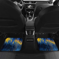 United States Virgin Islands Car Mats with Blue Yellow Government Seal Design and Bald Eagle - Wonder Print Shop