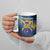 United States Virgin Islands Ceramic Mug with Blue Yellow Government Seal Design and Bald Eagle - Wonder Print Shop