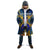 United States Virgin Islands Cloak with Blue Yellow Government Seal Design and Bald Eagle - Wonder Print Shop