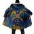 United States Virgin Islands Cloak with Blue Yellow Government Seal Design and Bald Eagle - Wonder Print Shop